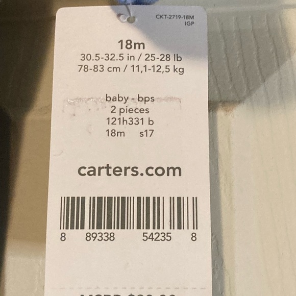 Carter’s 2 piece outfit - Picture 2 of 5